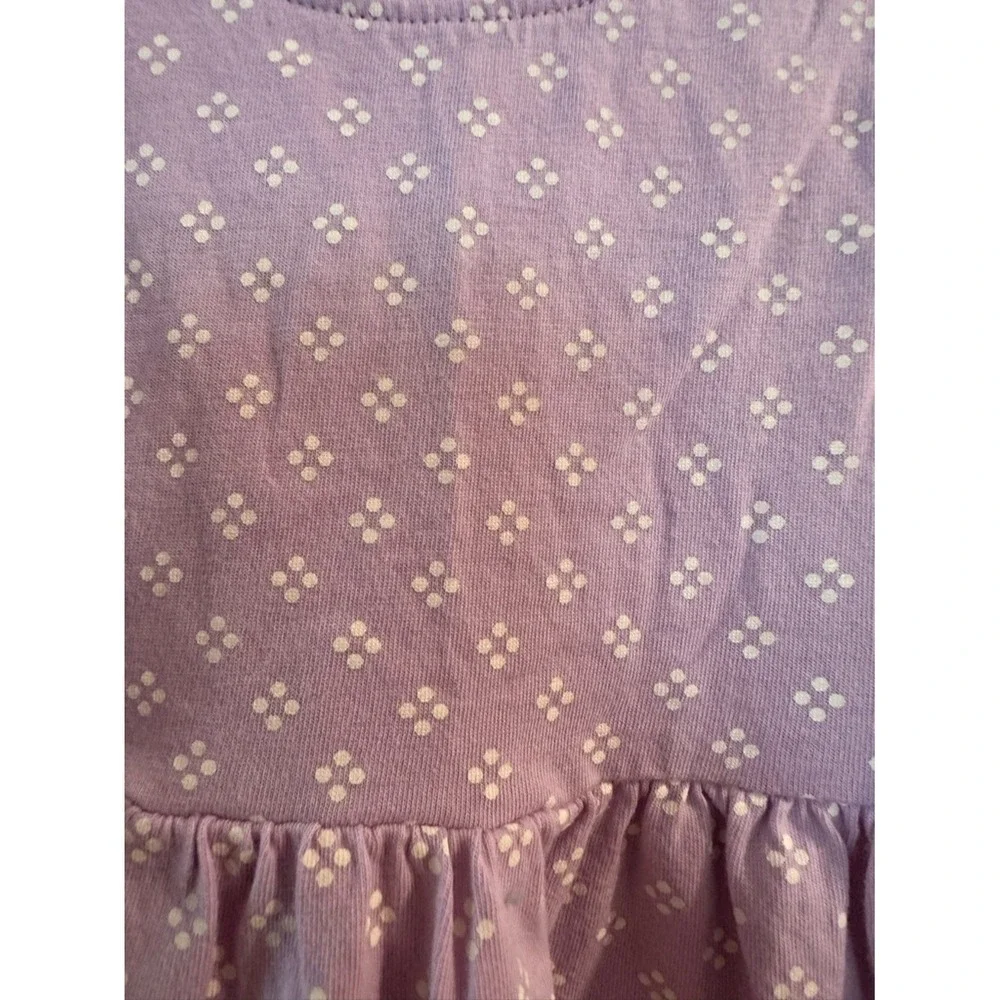Lilac Floral‎ Print Girls' Sleeveless Dress
